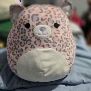 Pink Leopard Plush Toy